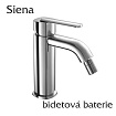 Bidetová baterie Siena