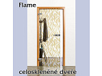 Celoskleněné dveře Flame