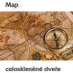 Celoskleněné dveře Map