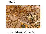 Celoskleněné dveře Map