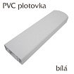 Plastová plotovka bílá