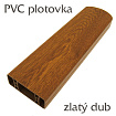 Foliovaná plotovka zlatý dub