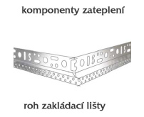 Zakládací lišta - roh 1mm