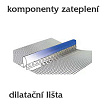 Dilatační lišta PVC průběžná
