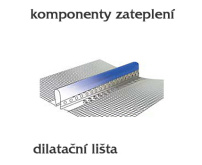 Dilatační lišta hliníková průběžná