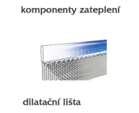 Dilatační lišta hliníková rohová