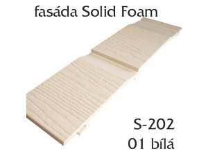 Fasádní obklad Solid Foam S202 - bílý Fasádní obklad Solid Foam S202 - bílý