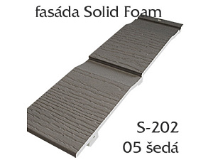 Fasádní obklady Solid Foam S202 - šedý