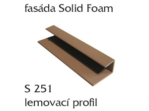 Ukončovací U profil S251 Ukončovací U profil S251