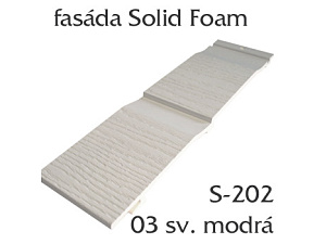 Fasádní obklad Solid Foam S201 - světle modrý