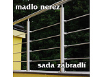 Nerezové zábradlí - sada pro horní kotvení