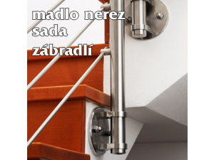 Nerezové zábradlí - sada pro boční kotvení Nerezové zábradlí - sada pro boční kotvení