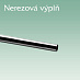 Boční nerezové zábradlí - sada s dřevěným madlem