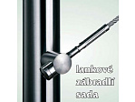 Lankové zábradlí - sada pro horní kotvení