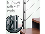 Lankové zábradlí - sada pro boční kotvení
