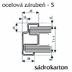 Zárubně do sádrokartonu S