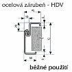 Zárubně s těsněním H-DV