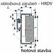 Ocelové obložkové zárubně HR-DV
