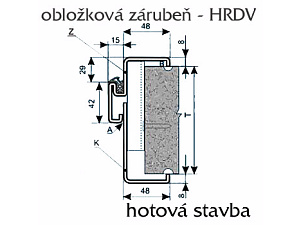 Ocelové obložkové zárubně HR-DV Ocelové obložkové zárubně HR-DV