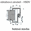 Dvoudílné zárubně HS-DV