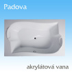 Dvoumístná vana Padova