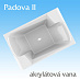 Dvoumístná vana Padova II Dvoumístná vana Padova II