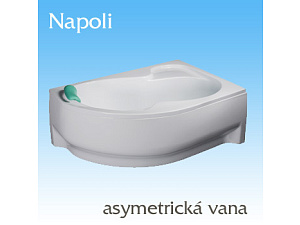 Asymetrická vana Napoli
