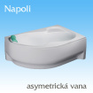 Asymetrická vana Napoli