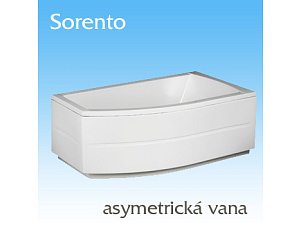 Asymetrická vana Sorento