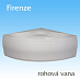 Rohová vana Firenze