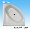 Rohová vana Rimini