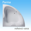 Rohová vana Parma