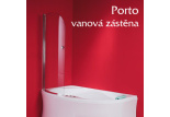 Vanová zástěna Porto