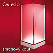 Čtvercový sprchový kout Oviedo