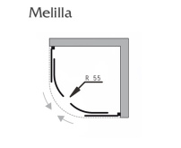 Sprchový kout Melilla