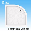 Keramická sprchová vanička Elara