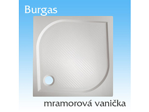 Mramorová sprchová vanička Burgas