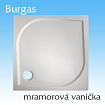 Mramorová sprchová vanička Burgas