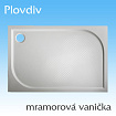 Mramorová sprchová vanička Plovdiv