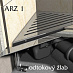 Rohový žlab ARZ 1 ke zdi Rohový žlab ARZ 1 ke zdi