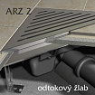 Rohový žlab ARZ 2