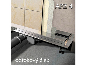 Podlahový žlab APZ 4 Podlahový žlab APZ 4