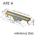 Podlahový žlab APZ 4 Podlahový žlab APZ 4
