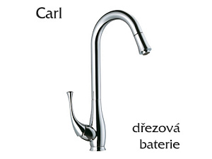 Dřezová baterie Carl se sprchou