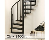 Ocelové schodiště Civik 1400mm