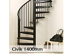 Ocelové schodiště Civik 1400mm