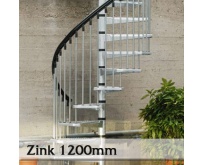 Točité venkovní schodiště Zink 1200mm