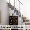 Lomené schodiště Komoda 74L