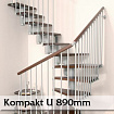 Segmentové schodiště Kompakt 89U