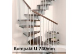 Segmentové schodiště Kompakt 74U